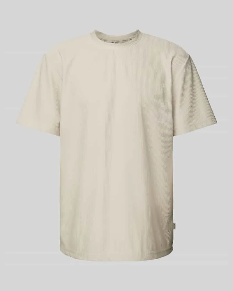 Only & Sons Relaxed Fit T-Shirt mit Label-Detail Modell 'FRED 