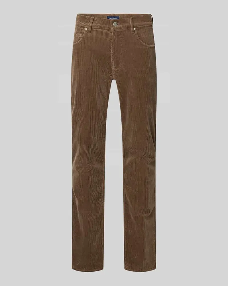 Christian Berg Regular Fit Cordhose im 5-Pocket-Design 