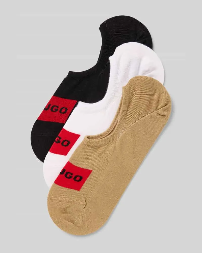 HUGO BOSS Sneakersocken im 3er-Pack mit Logo-Details 