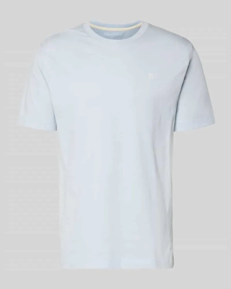 Marc O'Polo Regular Fit T-Shirt aus reiner Baumwolle Hellblau