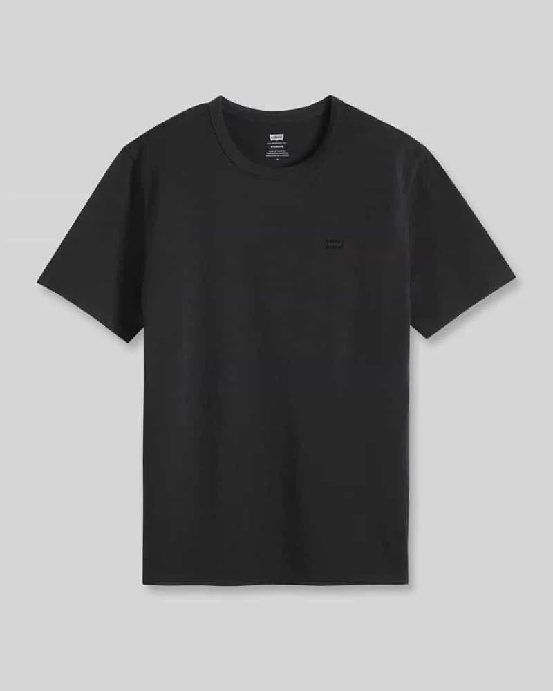 Levi's Regular Fit T-Shirt aus reiner Baumwolle Black