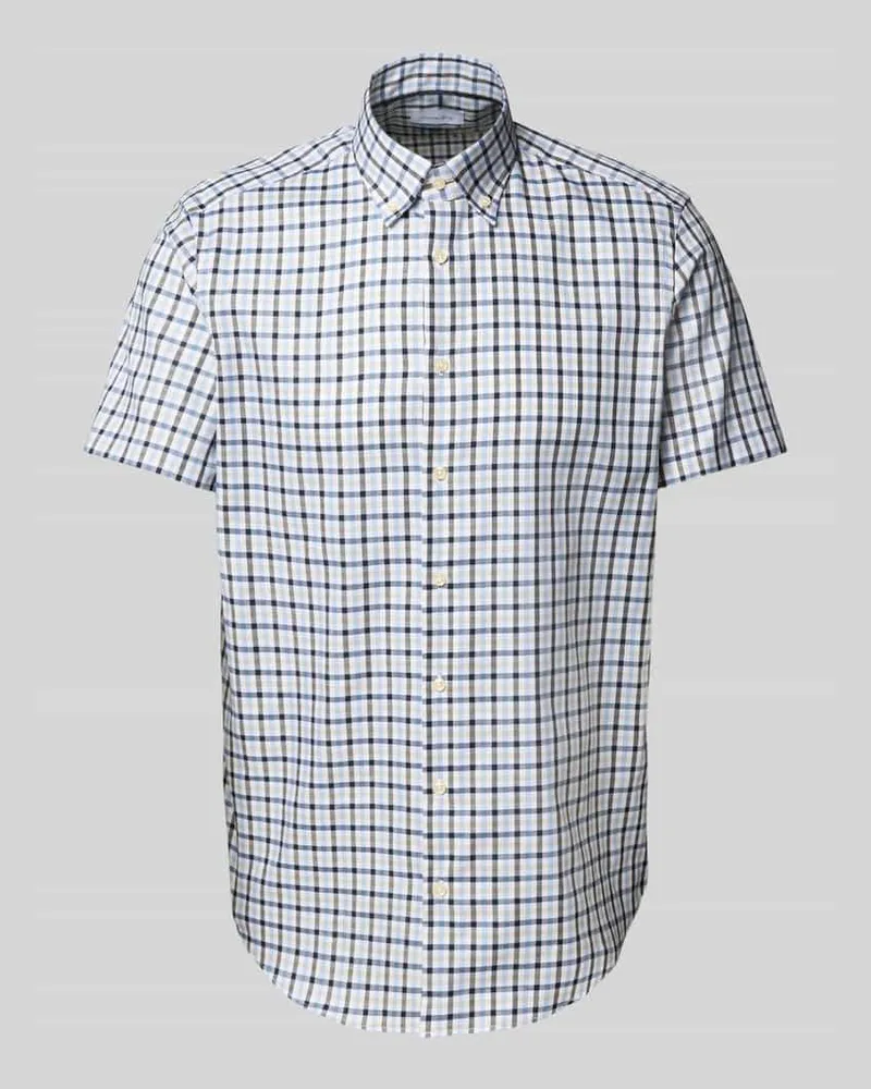Christian Berg Regular Fit Business-Hemd mit Button-Down-Kragen 