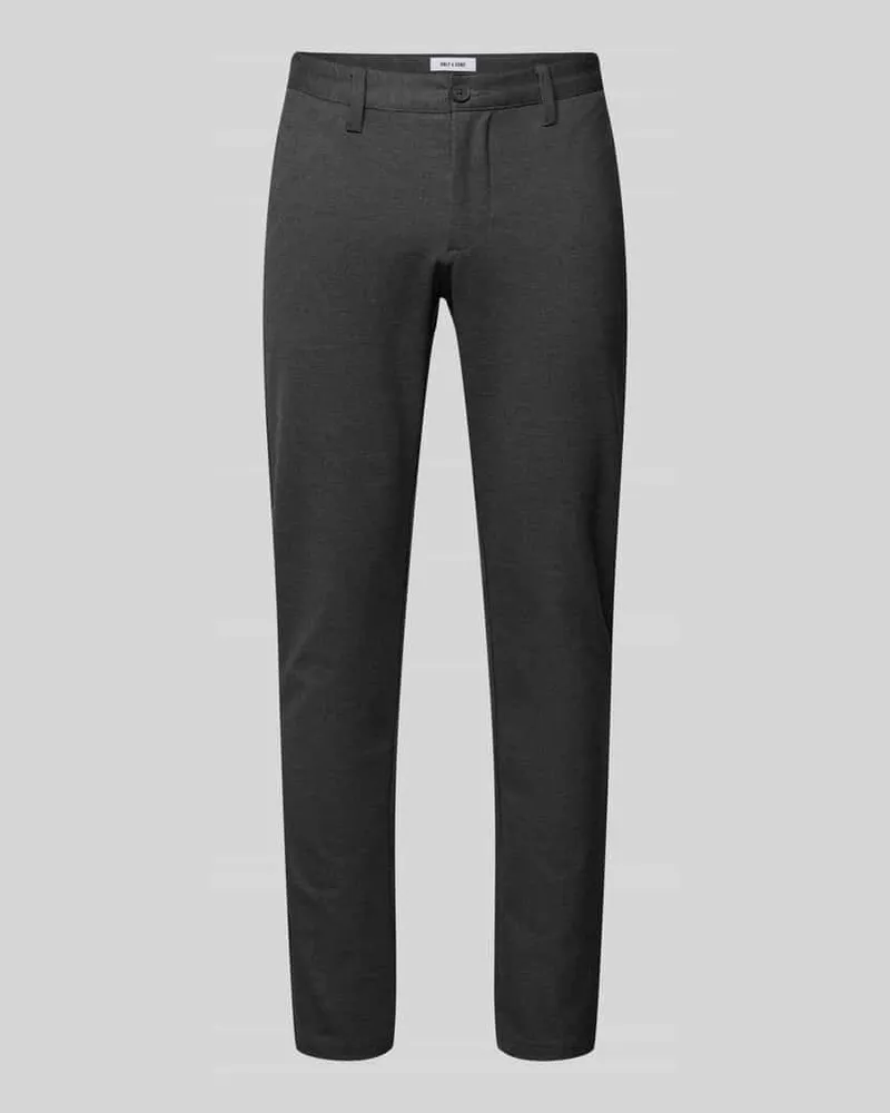 Only & Sons Slim Fit Stoffhose aus Viskose-Mix Modell 'MARK 