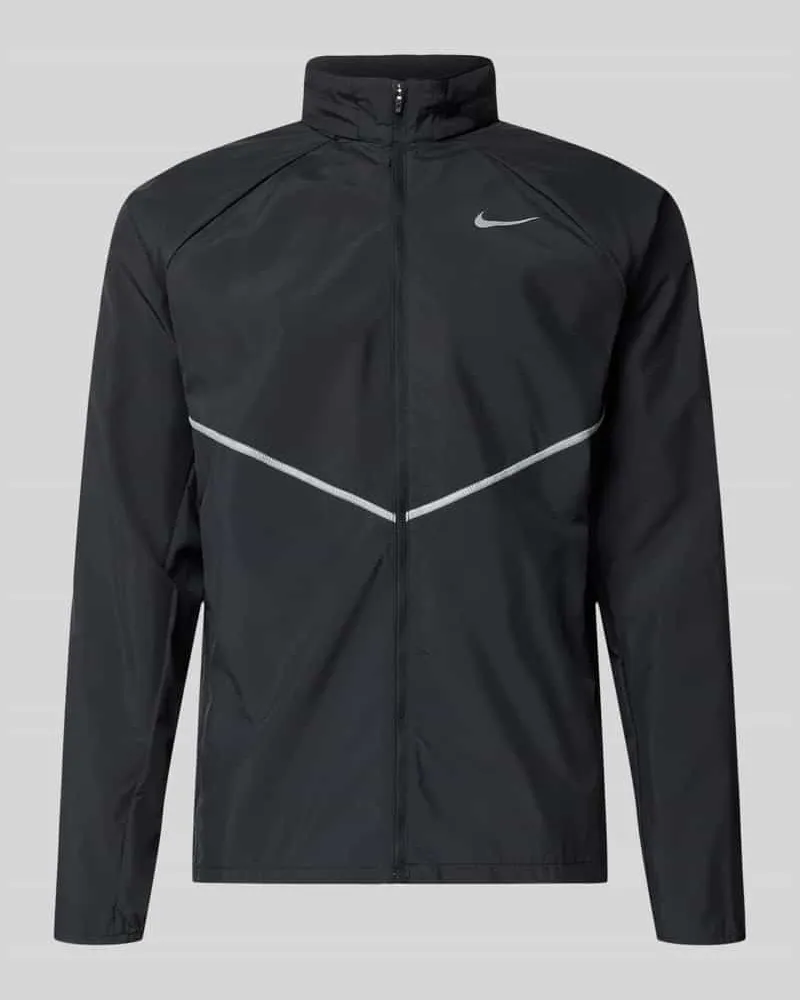 Nike Regular Fit Jacke mit Stehkragen Modell 'Miler Black
