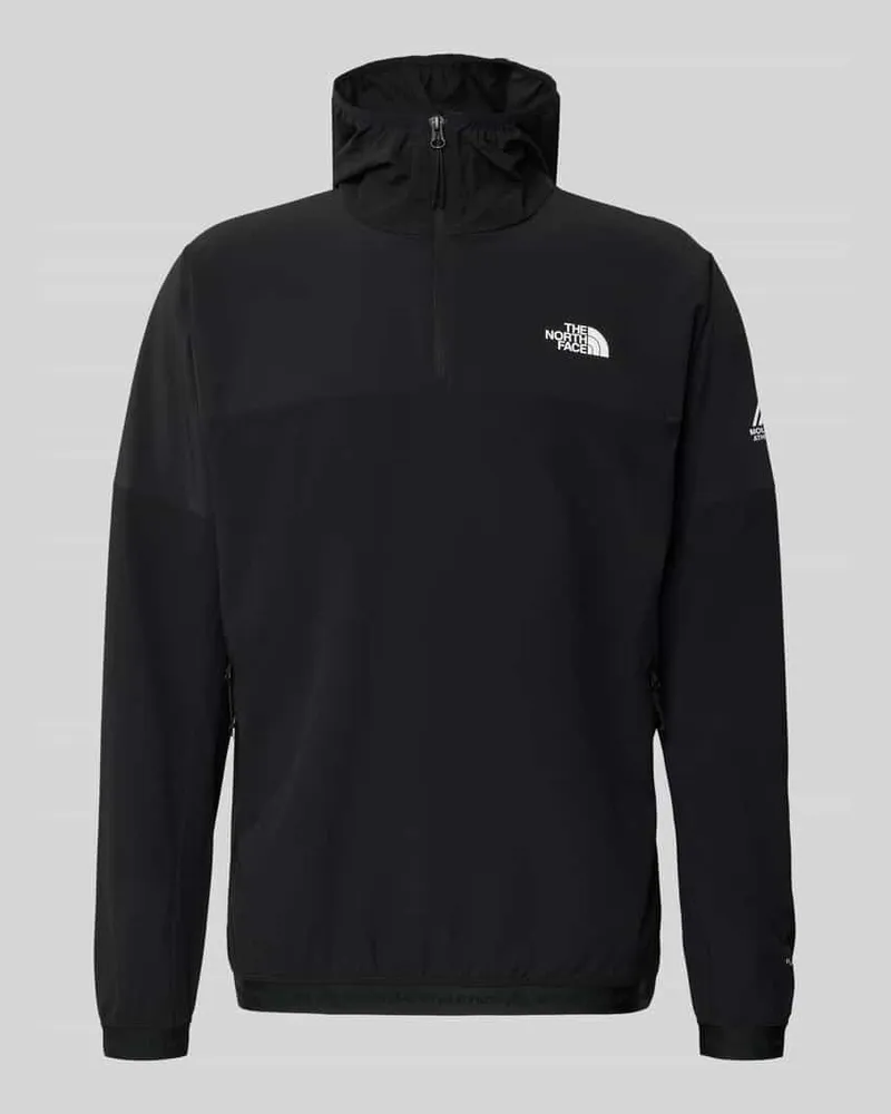 The North Face Hoodie mit Reißverschluss und Logo Black