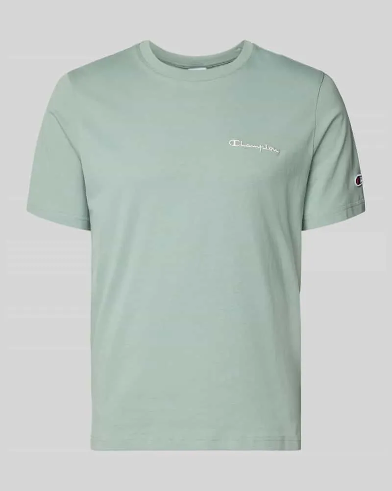 Champion T-Shirt mit Label-Stitchings und Rundhalsausschnitt Lind