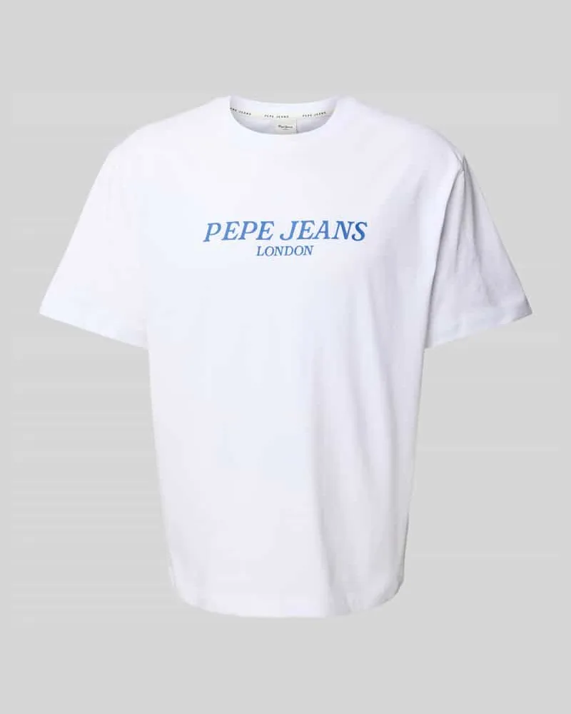 Pepe Jeans Regular Fit T-Shirt aus reiner Baumwolle Modell 'TADEO 