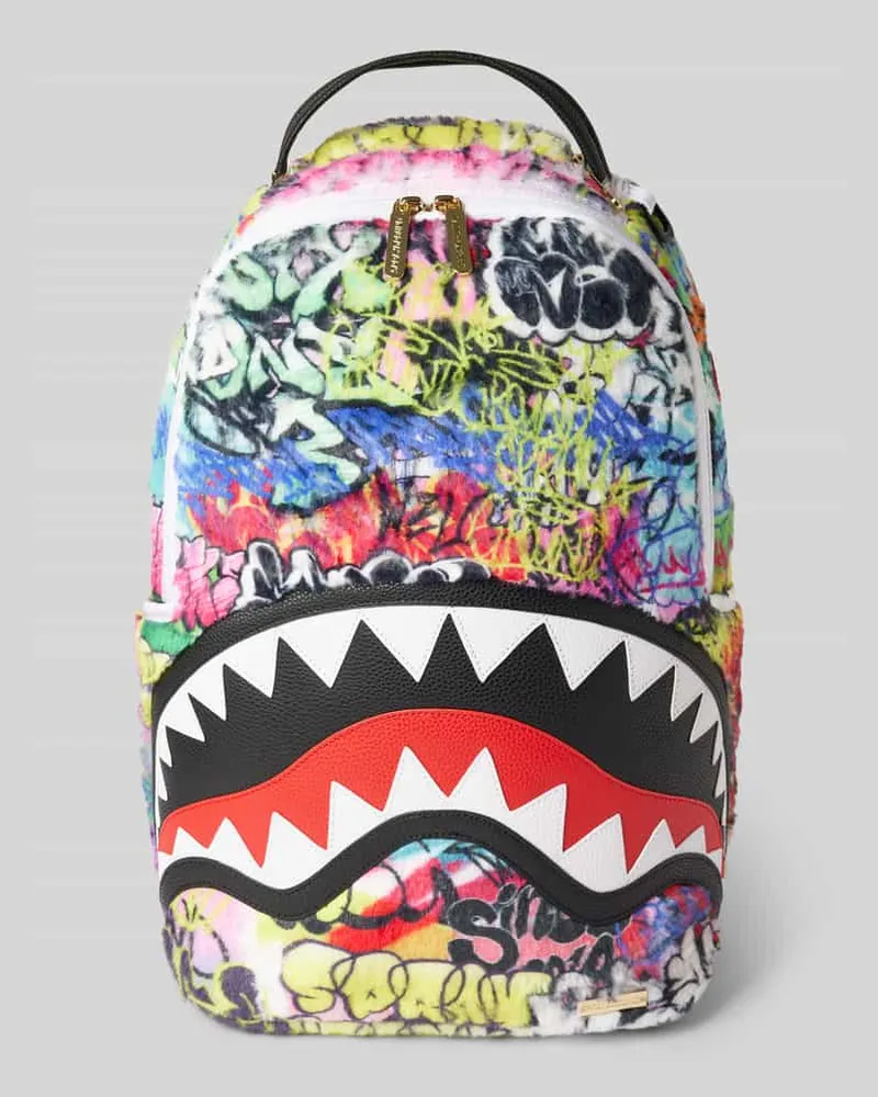 Sprayground Rucksack mit Label-Patch Modell 'GRAFITTI 