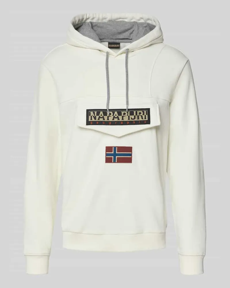 Napapijri Sweatshirt mit Label-Patch Modell 'BURGEE WINT 