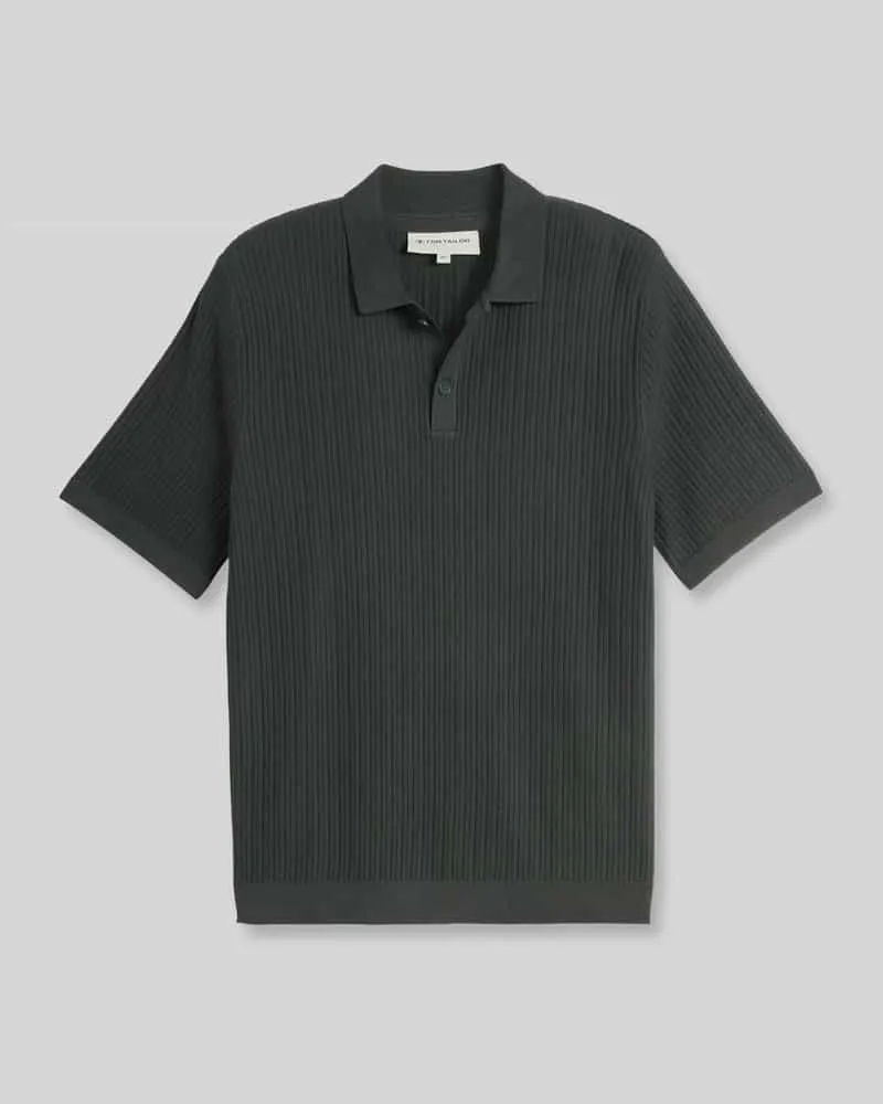 Tom Tailor Regular Fit Poloshirt aus reiner Baumwolle Black