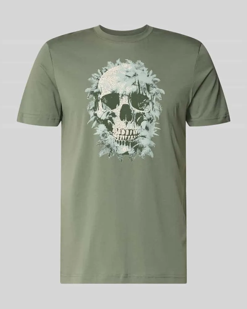 Antony Morato Regular Fit T-Shirt mit Motiv-Print Schilf