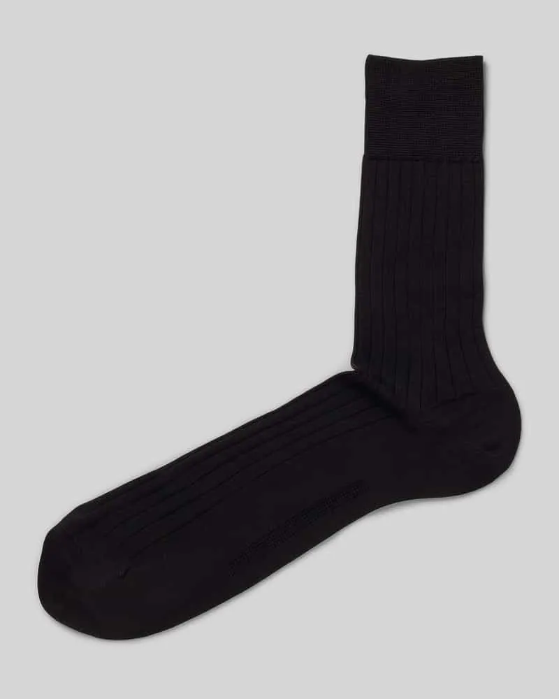 Falke Strümpfe mit Bio-Baumwolle Modell 'MILANO Black