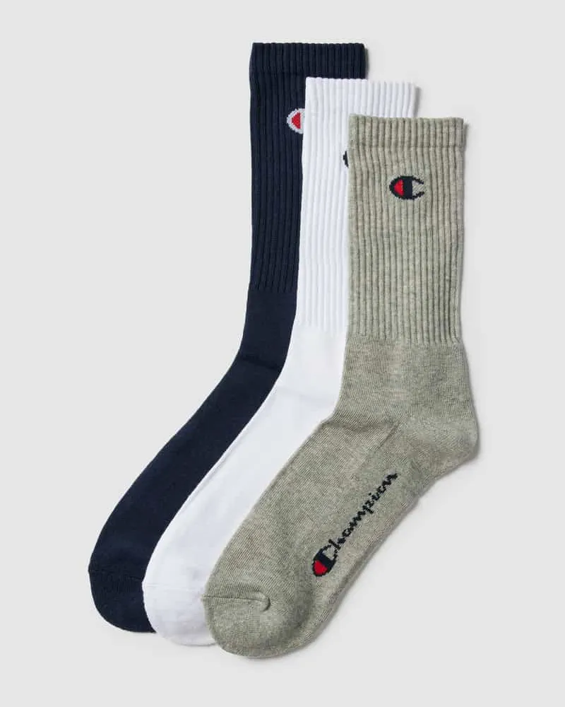 Champion Socken mit Label-Detail im 3er-Pack Modell 'Crew Socks 