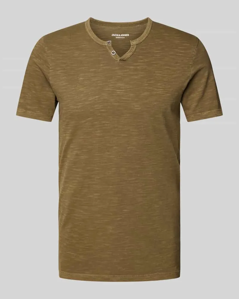 Jack & Jones T-Shirt mit V-Ausschnitt 