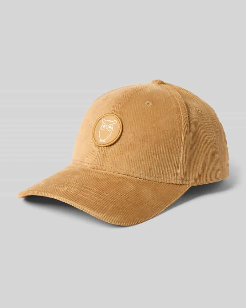 Knowledge Cotton Apparel Cap in Cord-Optik Modell 'Corduroy 