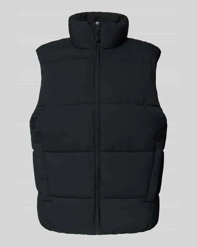 Tom Tailor Regular Fit Outdoorwesten mit Stehkragen 