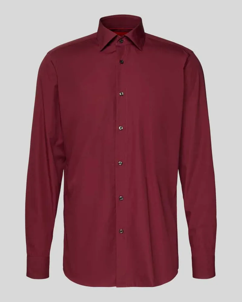 HUGO BOSS Regular Fit Businesshemd aus reiner Baumwolle Modell 'VALERIO 