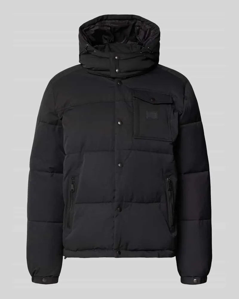 Scotch&Soda Regular Fit Jacke mit Baumwoll-Anteil in Stepp-Optik Black