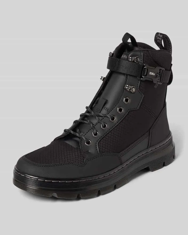 Dr.Martens Boots mit Schnürung und profilierter Sohle Black