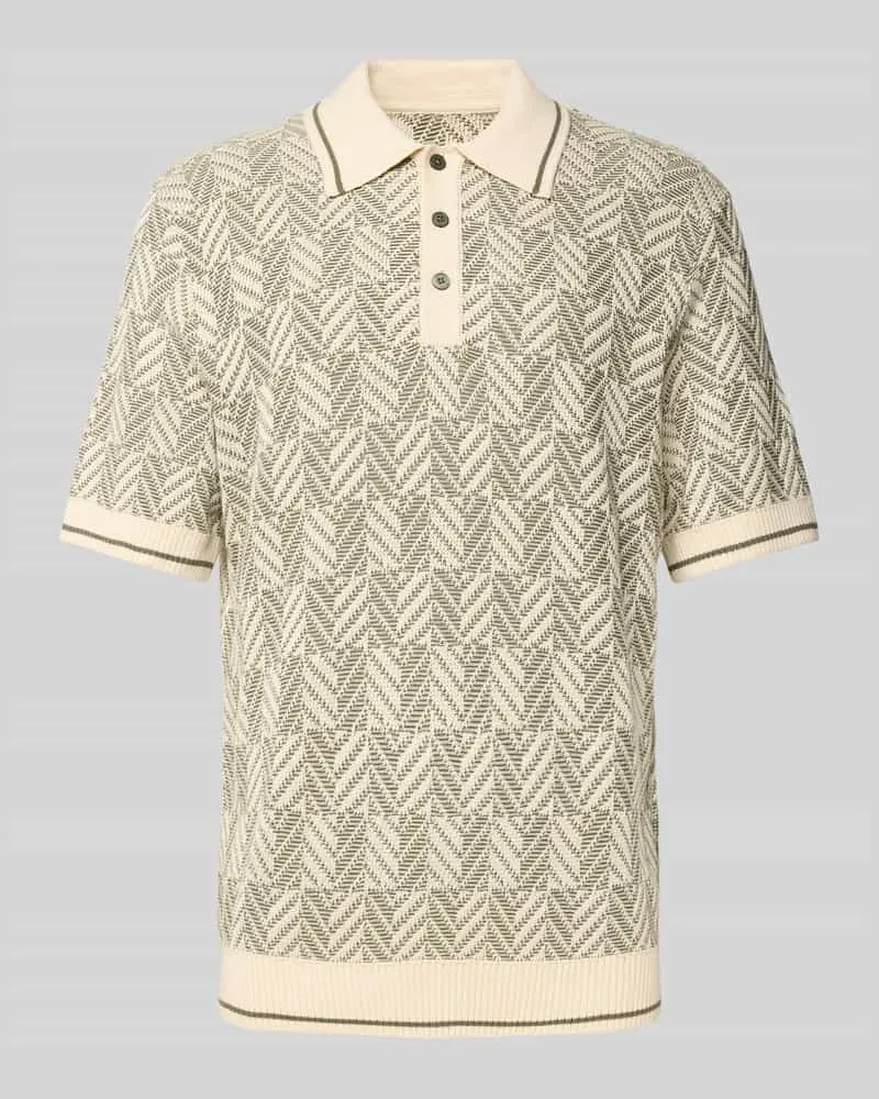 Jack & Jones Regular Fit Poloshirt mit Label-Detail Modell 'CODY Sand