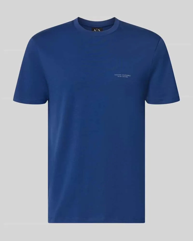 Armani Exchange Extra Slim Fit T-Shirt mit Rundhalsausschnitt Royal
