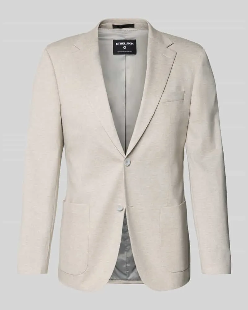 Strellson Slim Fit Anzugsakko aus Viskose-Mix Modell 'ARNDT4-J 2 Offwhite
