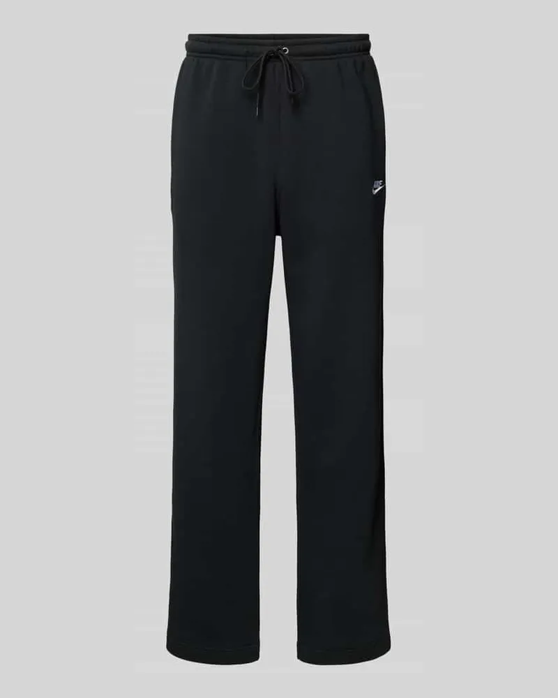Nike Sweatpants mit Logo-Stitching und Eingrifftaschen Black
