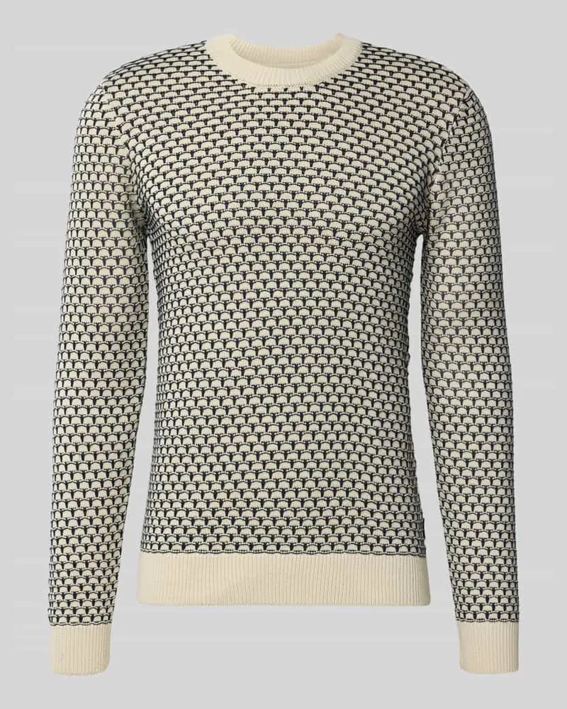 Blend Strickpullover mit Rundhalsausschnitt Modell 'DONG 