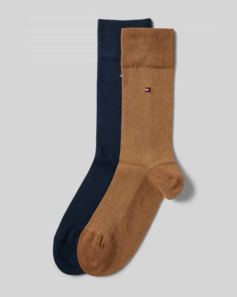 Tommy Hilfiger Socken mit Label-Detail im 2er-Pack 