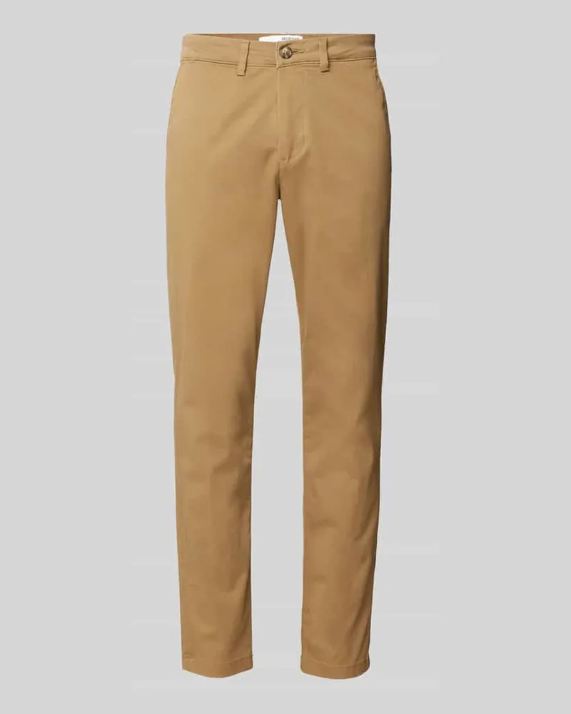 Selected Homme Slim Fit Chino in unifarbenem Design Modell 'NEW Miles 