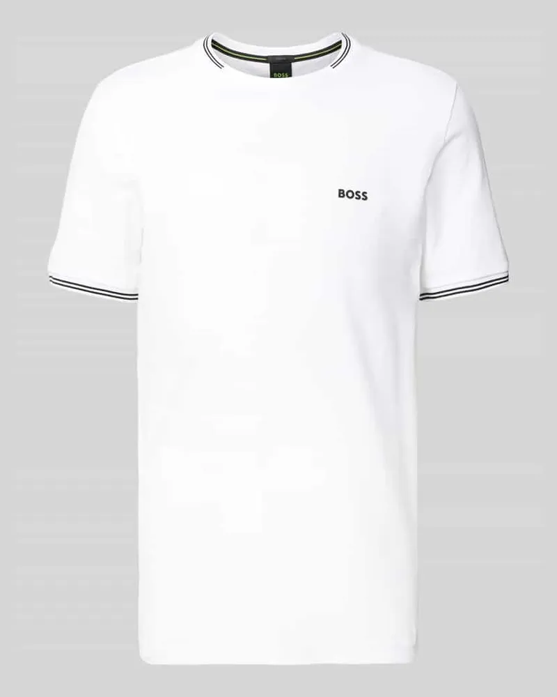 HUGO BOSS T-Shirt mit Label-Print Modell 'Taul 