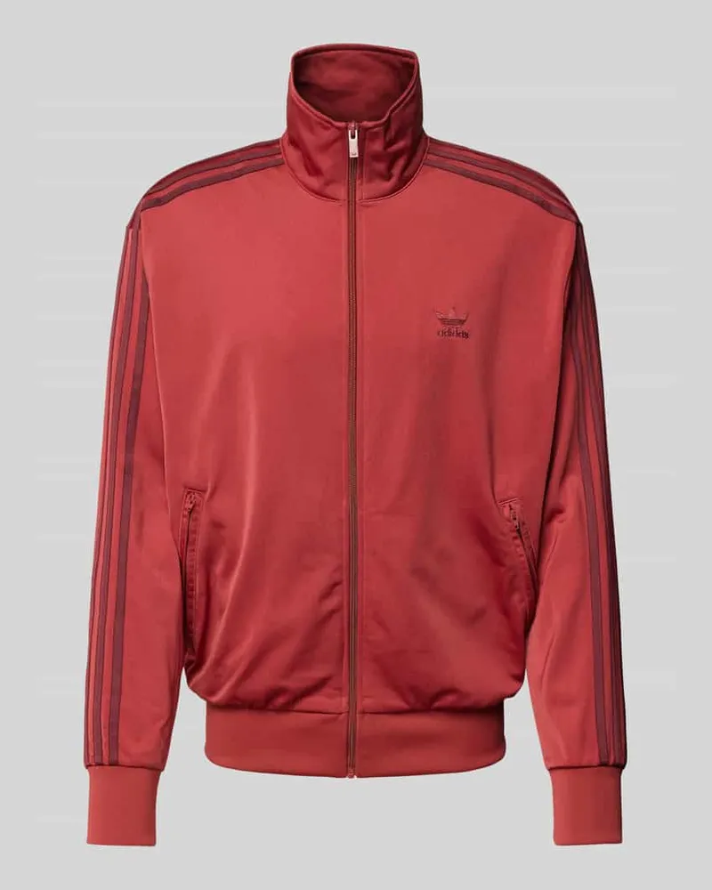 adidas Sweatjacke mit Stehkragen 