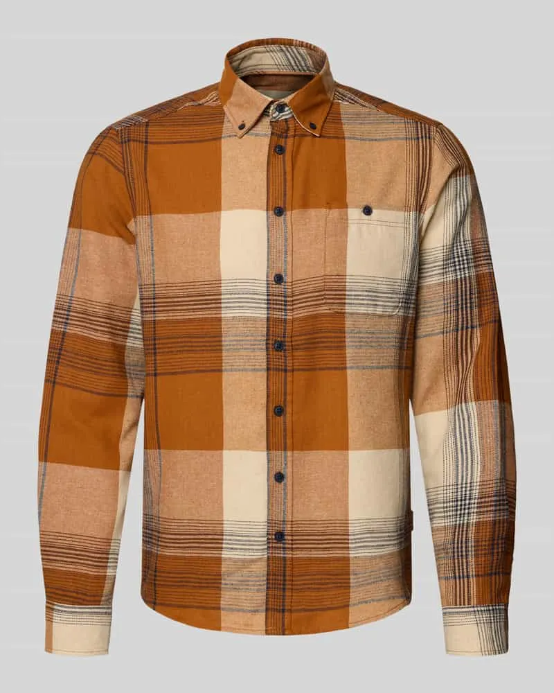 Blend Regular Fit Freizeithemd mit Button-Down-Kragen Modell 'Dac 