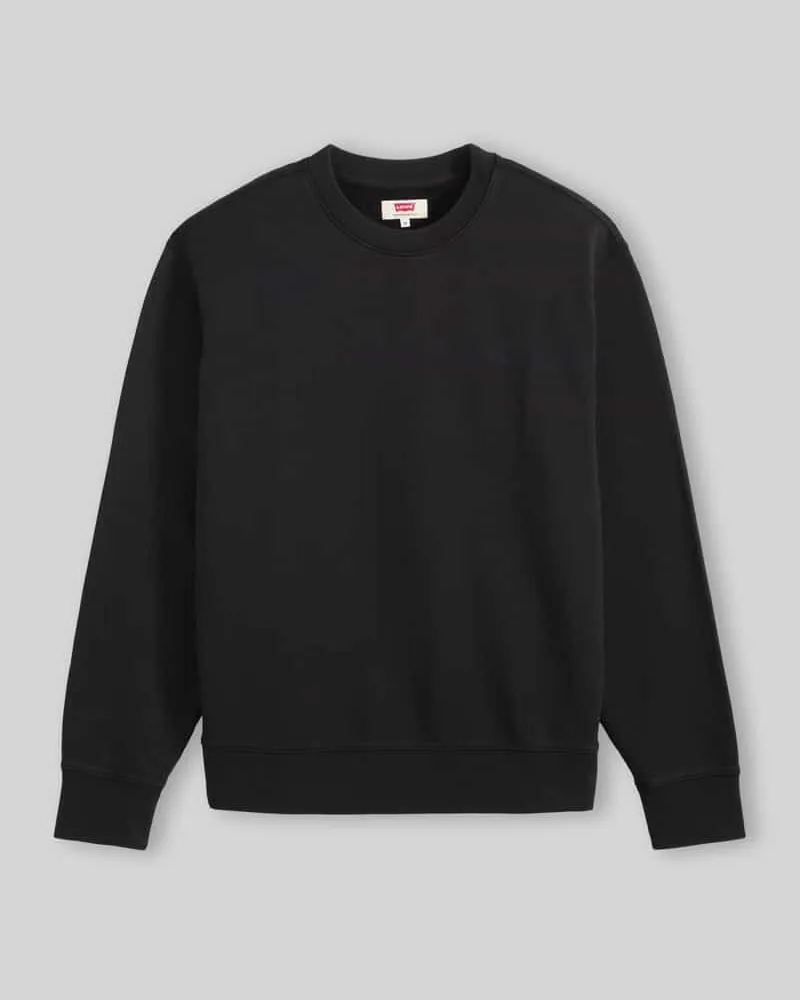 Levi's Regular Fit Sweatshirt aus reiner Baumwolle Black