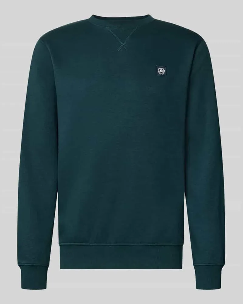 Lerros Regular Fit Sweatshirt aus Baumwoll-Mix Dunkelgruen