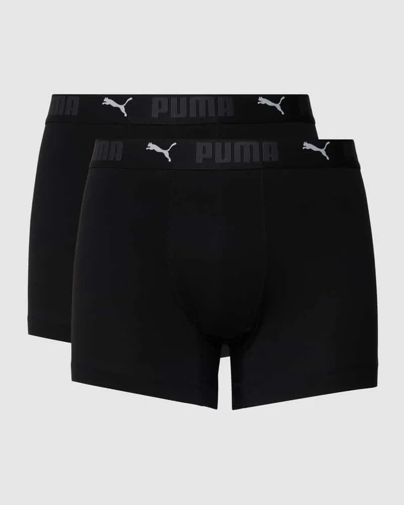Puma Trunks mit Label-Details im 2er-Pack 