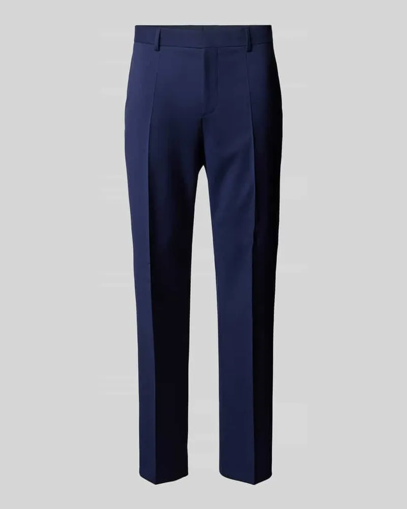 HUGO BOSS Regular Fit Anzughose mit Bügelfalten Modell 'Genius 