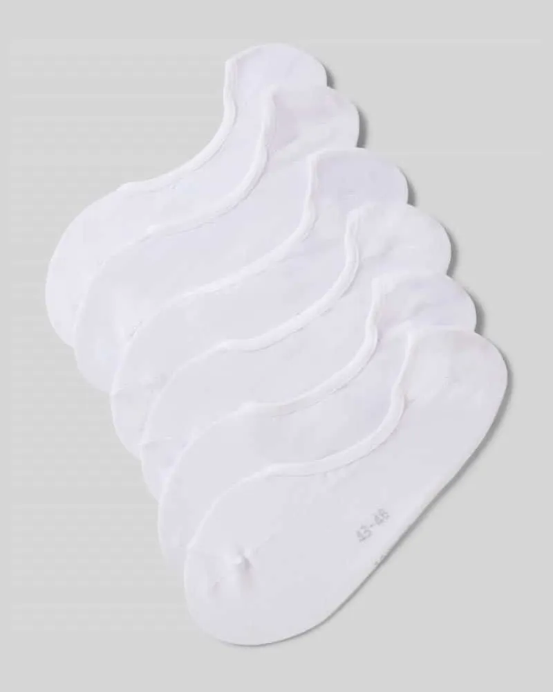 S.Oliver Füßlinge mit Label-Details im 3er-Pack Weiss