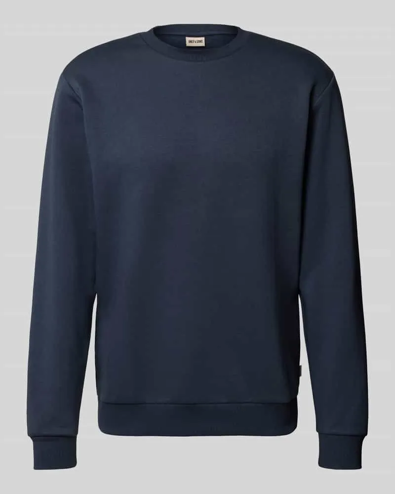 Only & Sons Regular Fit Sweatshirt aus Baumwoll-Mix Modell 'CERES Dunkelblau