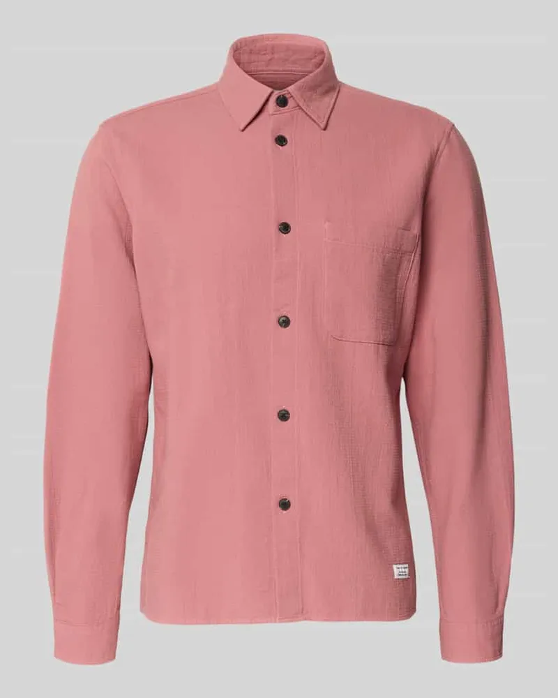 Marc O'Polo Regular Fit Freizeithemd aus reiner Baumwolle Altrosa