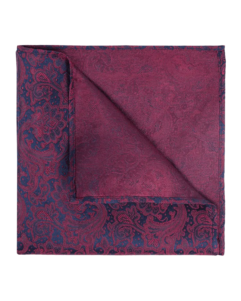 Monti Seideneinstecktuch mit Allover-Muster 