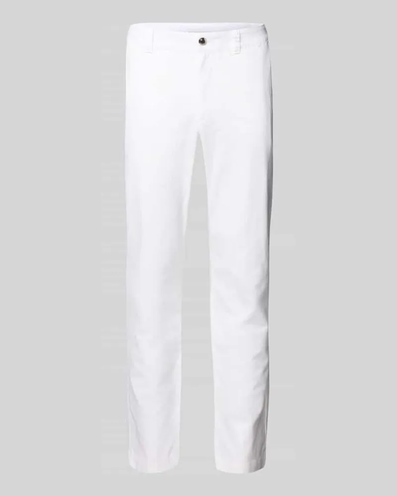 Tom Tailor Slim Fit Leinenhose mit Baumwollanteil 