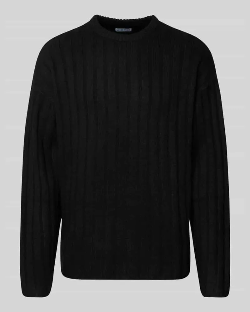 Jack & Jones Strickpullover mit gerippten Abschlüssen Modell 'BRADLEY 
