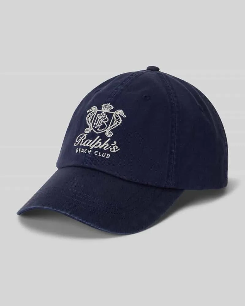Ralph Lauren Basecap mit Label Stitching Marine