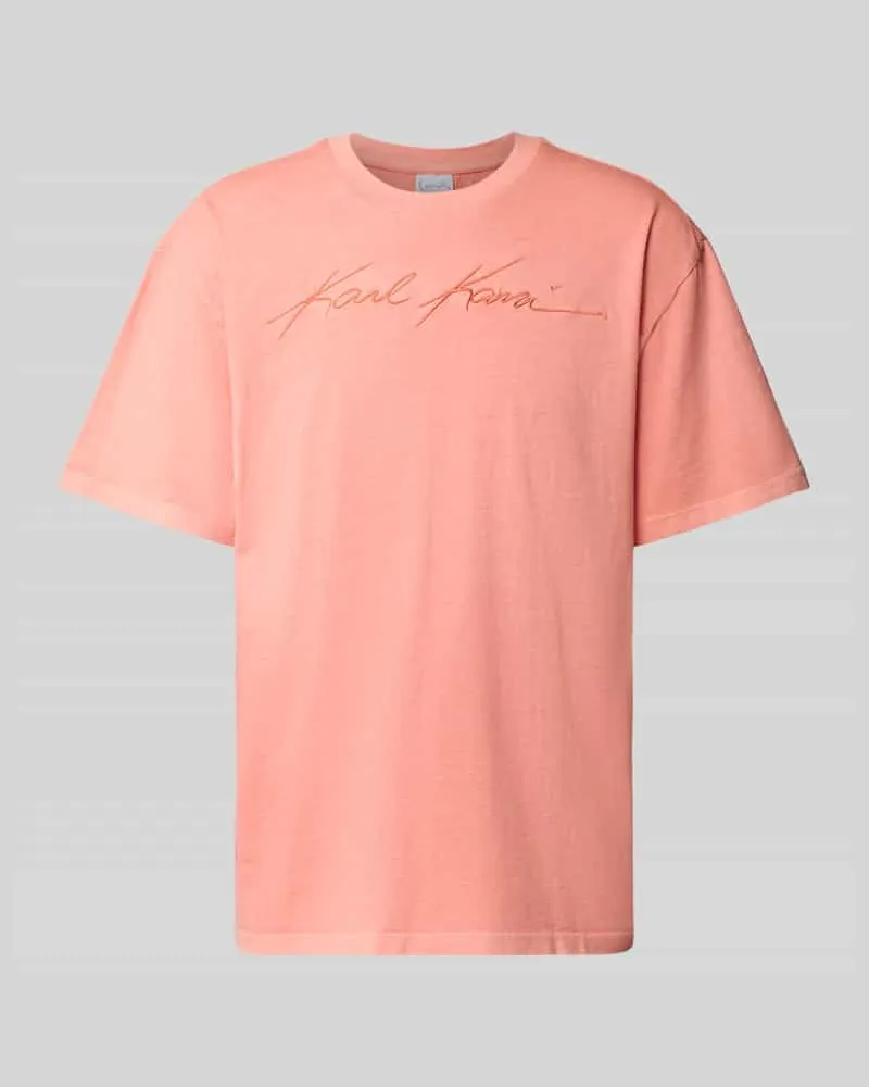 Karl Kani T-Shirt mit Label-Stitching 