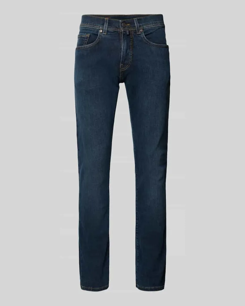 Pierre Cardin Jeans mit 5-Pocket-Design Modell 'Lyon Blau