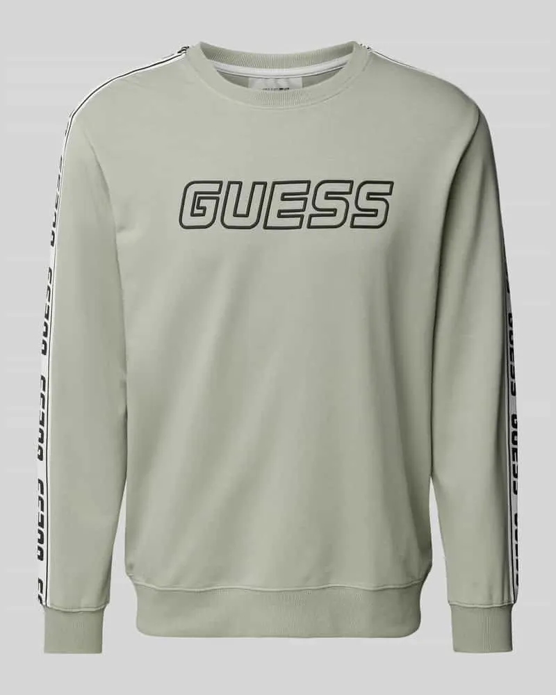 Guess Sweatshirt mit Label-Print 