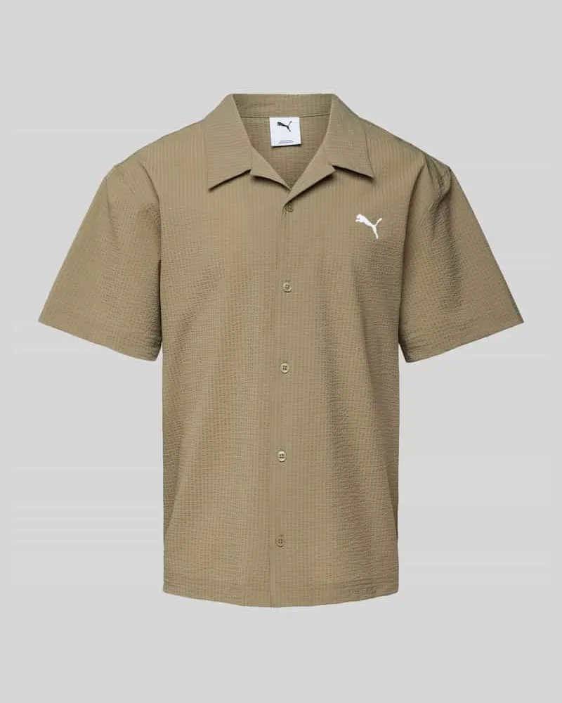 Puma Freizeithemd mit Label-Stitching 