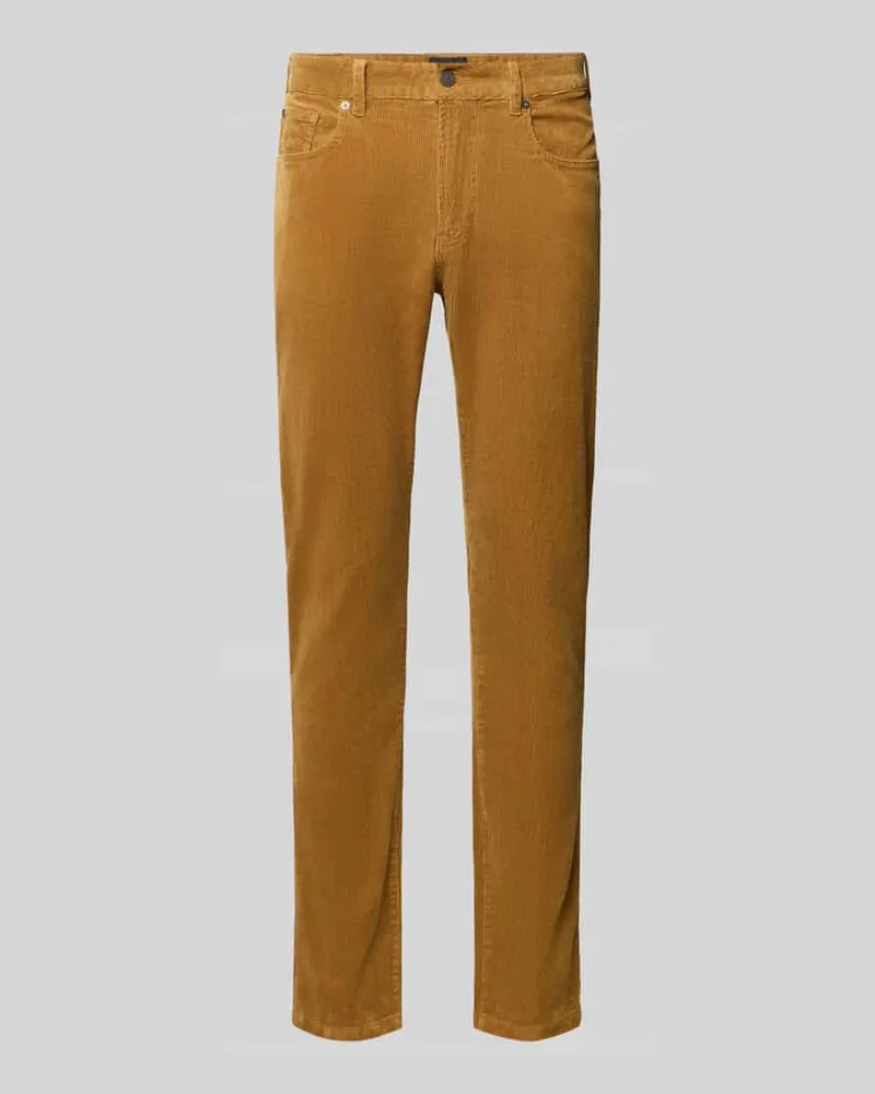 Scotch&Soda Cordhose im 5-Pocket-Design Modell 'RALSTON Cognac