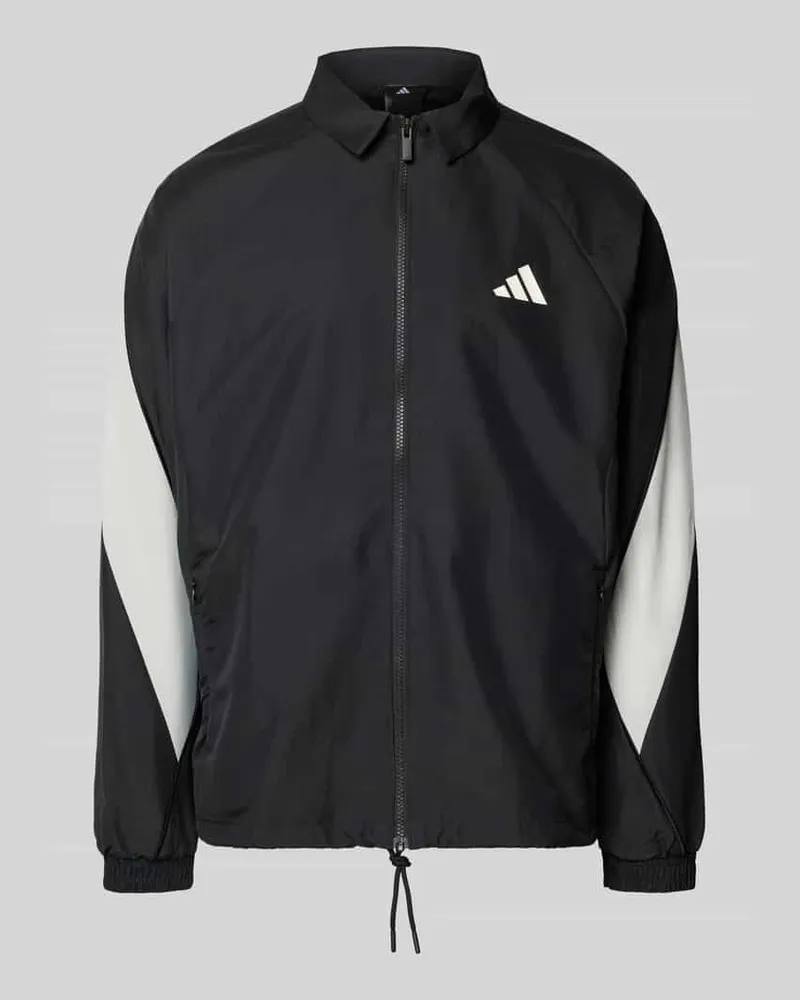 adidas Sweatjacke mit Logo-Print 